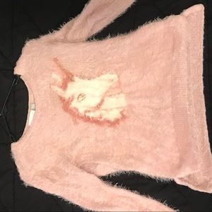 Pink sweater -gently used